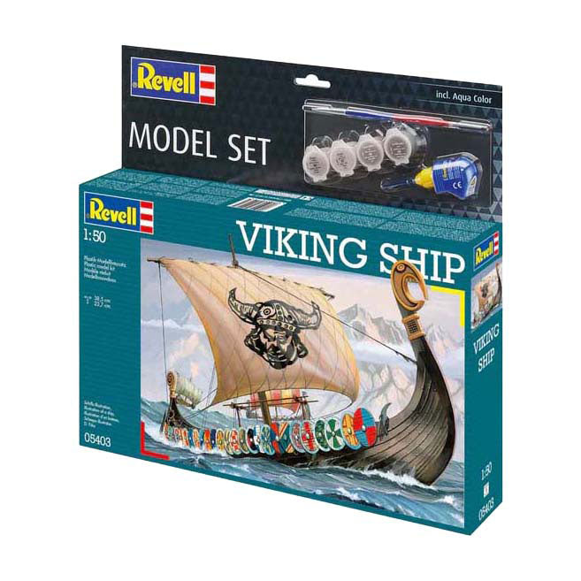 Load image into Gallery viewer, Revell modelbouwpakket - viking ship 1:50