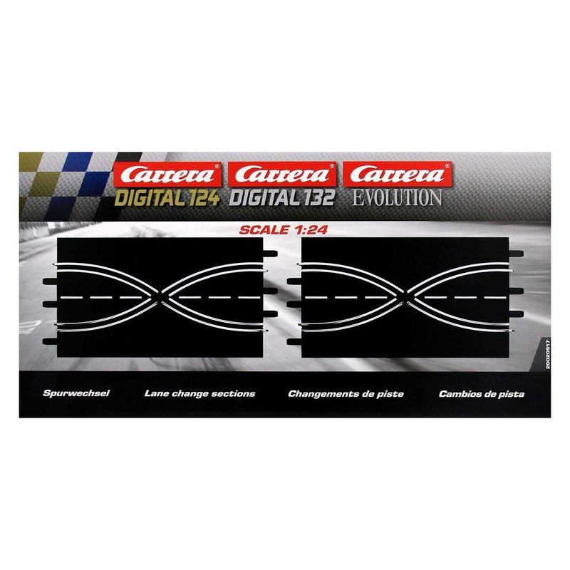 Load image into Gallery viewer, Carrera s-vormig rijstrookwissel baanonderdeel 1:24