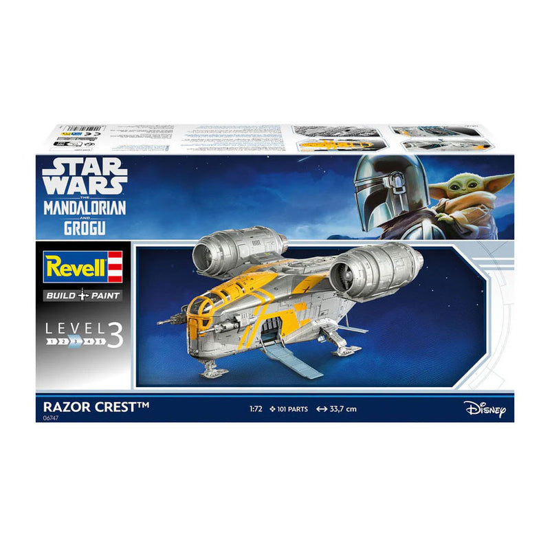 Load image into Gallery viewer, Revell modelbouwpakket the mandalorian and grogu razor crest 1:72 - 101dlg.