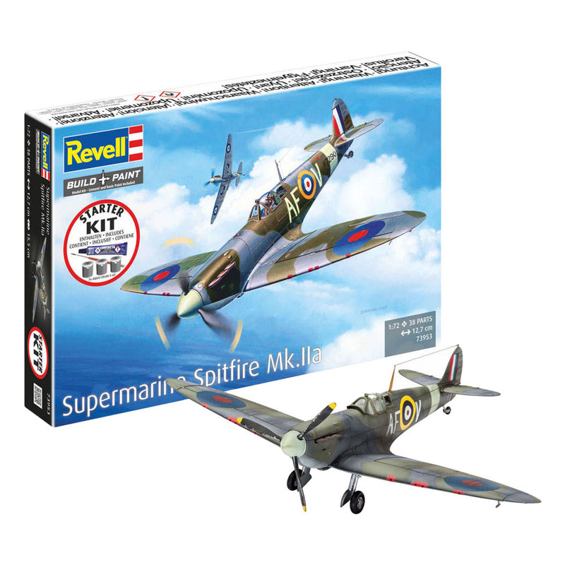 Load image into Gallery viewer, Revell modelbouwpakket starter kit spitfire mk.iia 1:72 - 38dlg.
