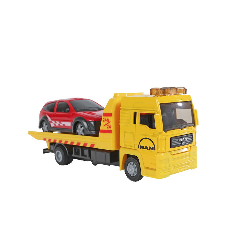 Load image into Gallery viewer, Man bergingswagen 19cm met auto 10,5cm