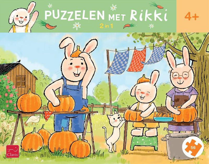 Load image into Gallery viewer, Puzzelen met rikki. 2+