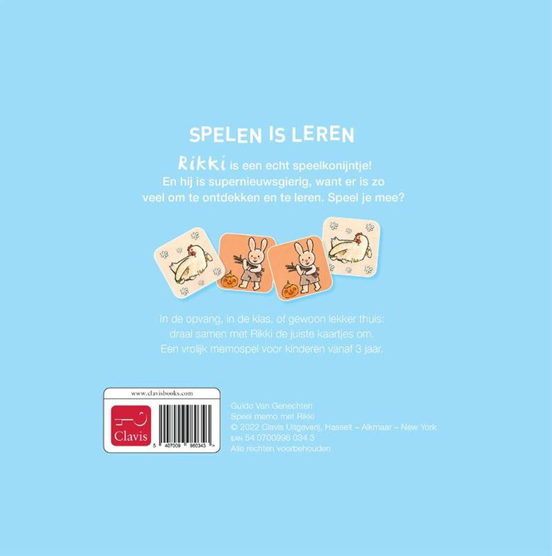 Load image into Gallery viewer, Speel memo met rikki. 3+