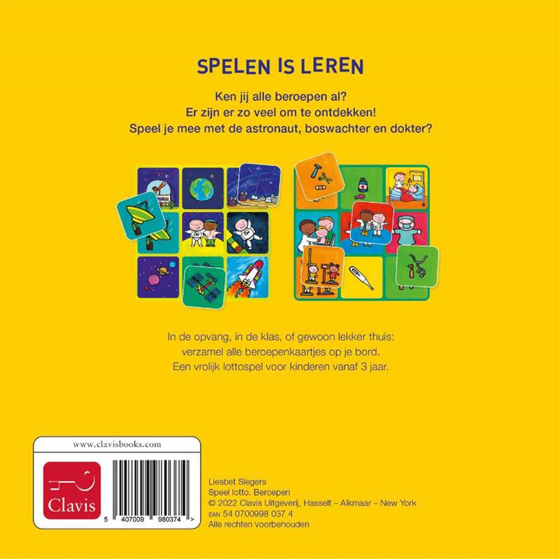 Load image into Gallery viewer, Uitgeverij clavis speel lotto. beroepen