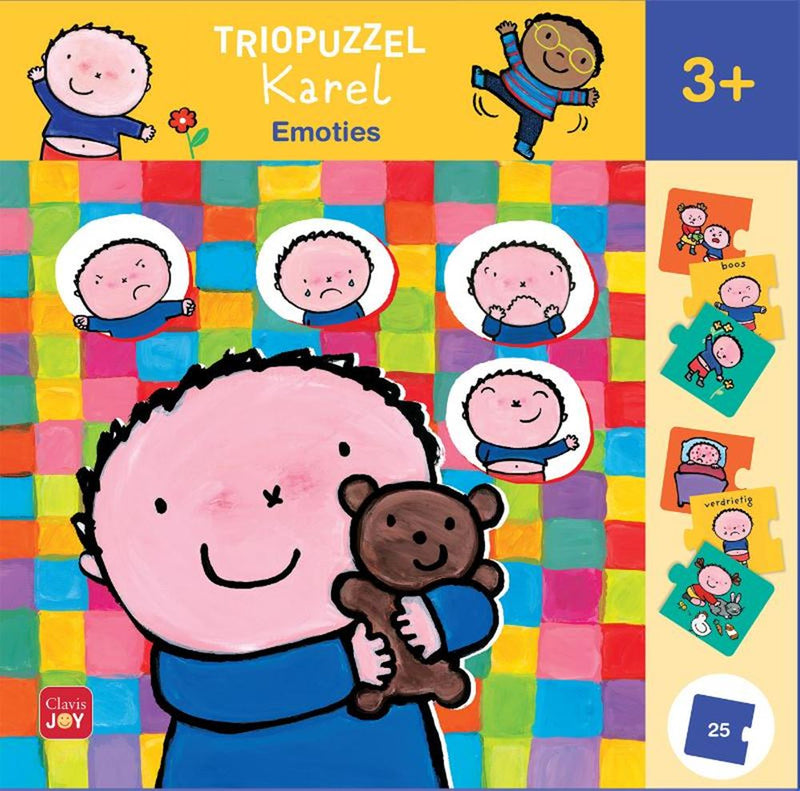 Load image into Gallery viewer, Triopuzzel karel. emoties 3+