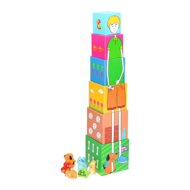 Load image into Gallery viewer, Small foot - stapeltoren met dieren
