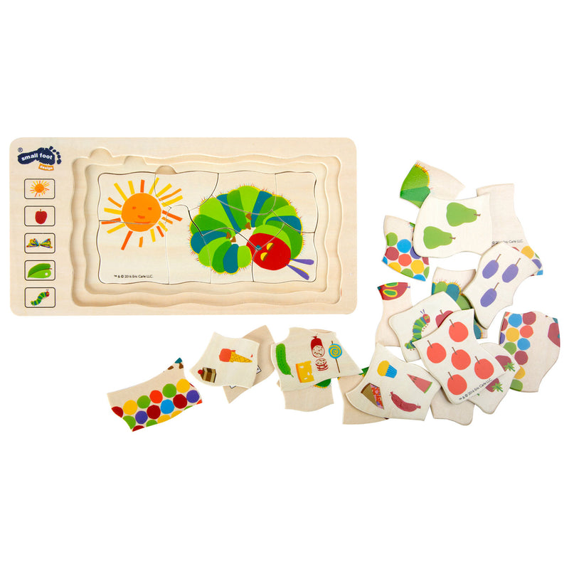Load image into Gallery viewer, Small foot - rupsje nooitgenoeg lagenpuzzel, 36dlg.