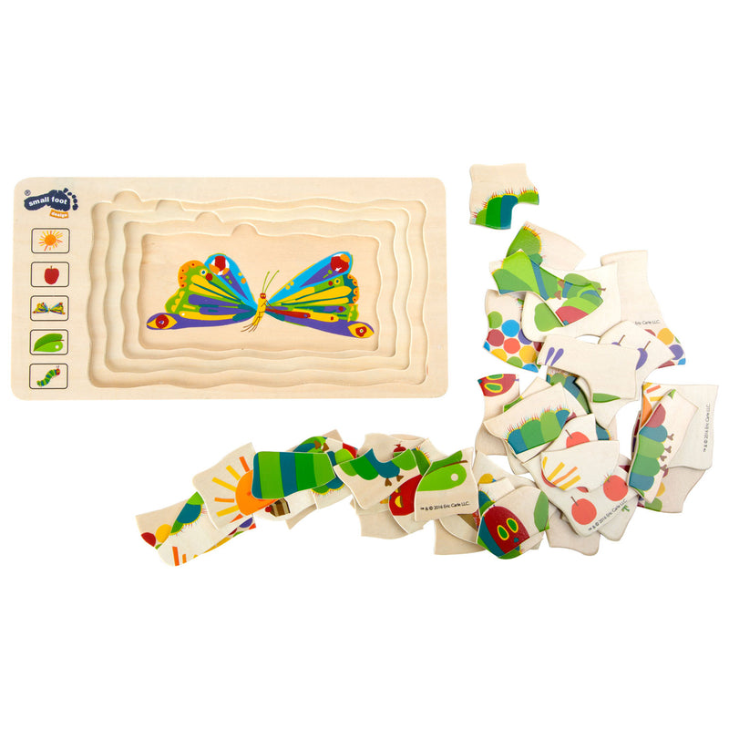 Load image into Gallery viewer, Small foot - rupsje nooitgenoeg lagenpuzzel, 36dlg.