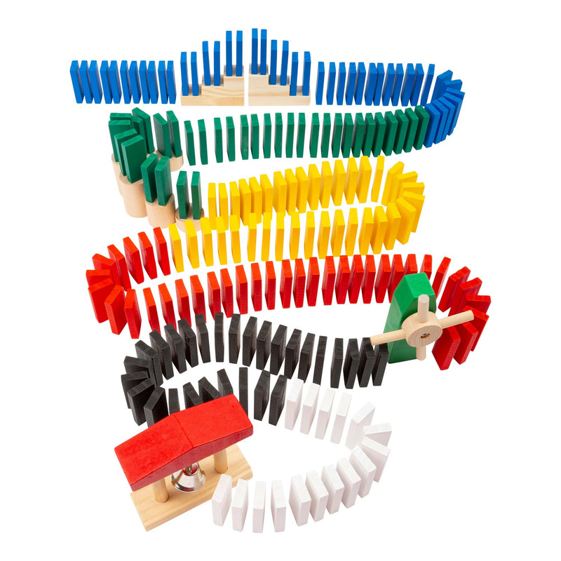 Load image into Gallery viewer, Small foot - houten domino rally, 490dlg.