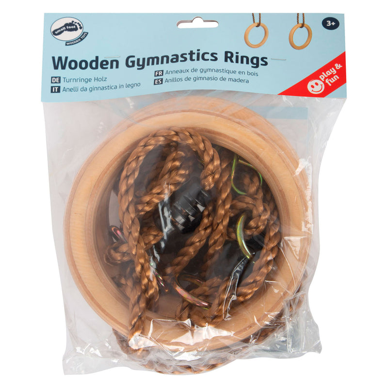 Load image into Gallery viewer, Small foot - houten gymnastiek ringen