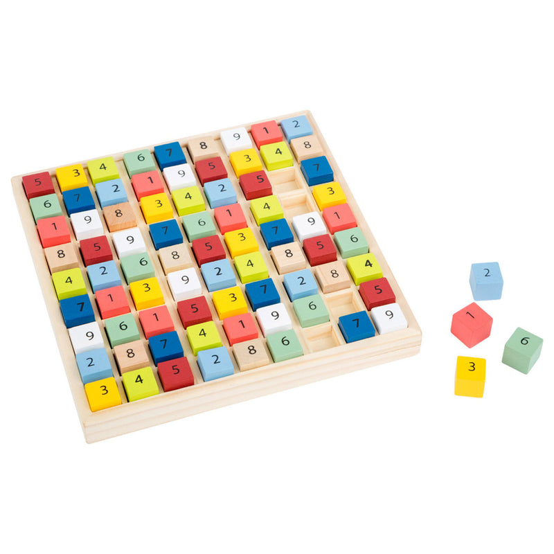 Load image into Gallery viewer, Small foot - houten sudoku spel kleur, 82dlg.