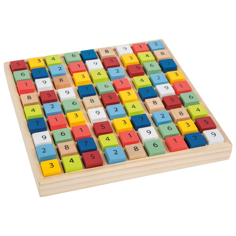 Load image into Gallery viewer, Small foot - houten sudoku spel kleur, 82dlg.