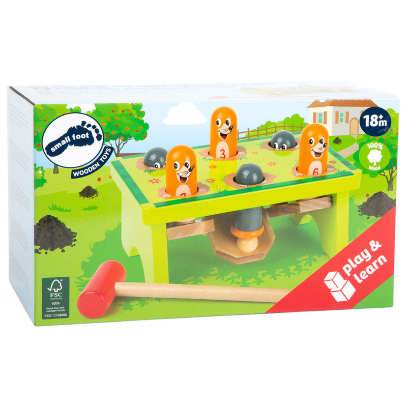 Load image into Gallery viewer, Small foot - houten hamerbank mollen