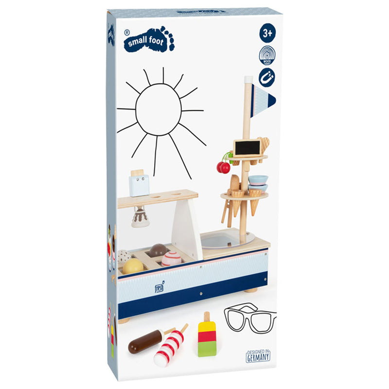 Load image into Gallery viewer, Small foot - houten ijskraam, 21dlg.