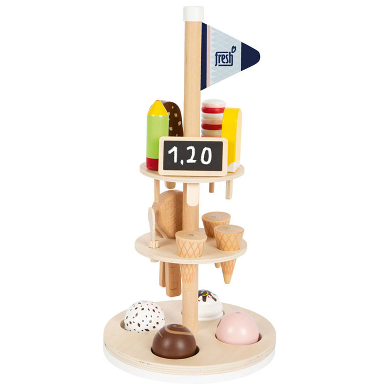 Load image into Gallery viewer, Small foot - houten ijsjes met houder, 15dlg.