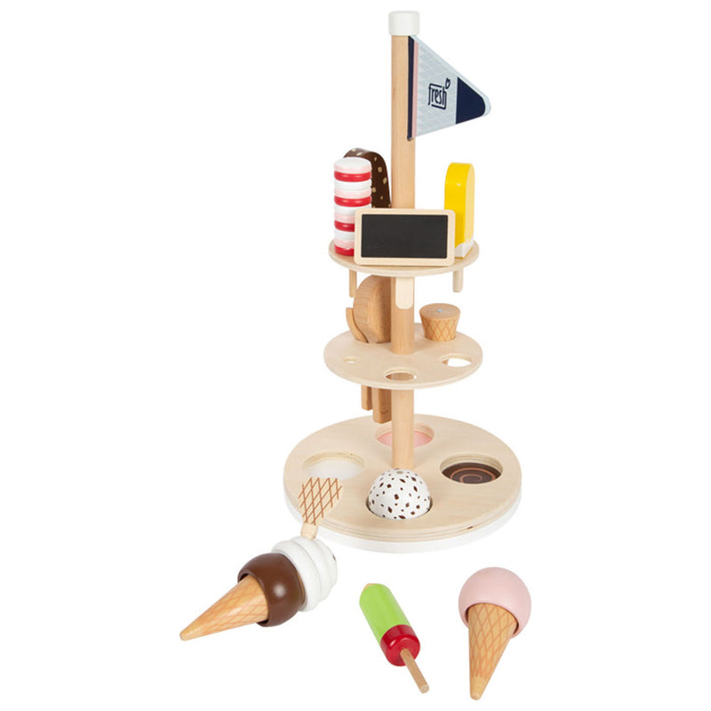Load image into Gallery viewer, Small foot - houten ijsjes met houder, 15dlg.