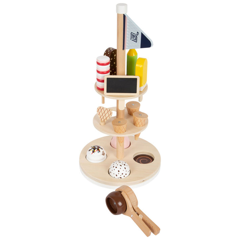 Load image into Gallery viewer, Small foot - houten ijsjes met houder, 15dlg.