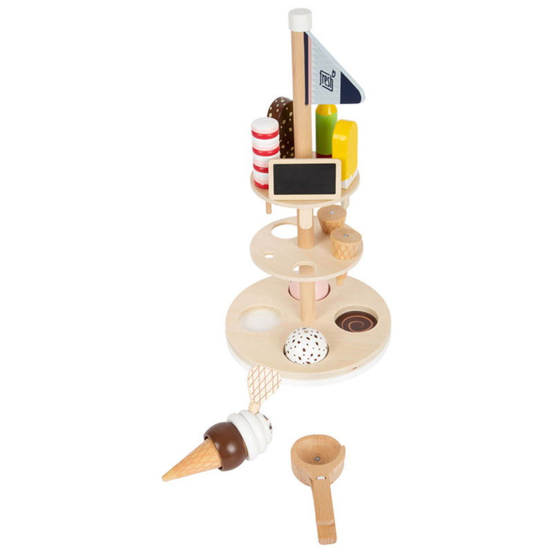 Load image into Gallery viewer, Small foot - houten ijsjes met houder, 15dlg.