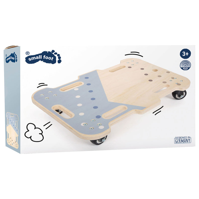 Load image into Gallery viewer, Small foot - houten rollerbord blauw
