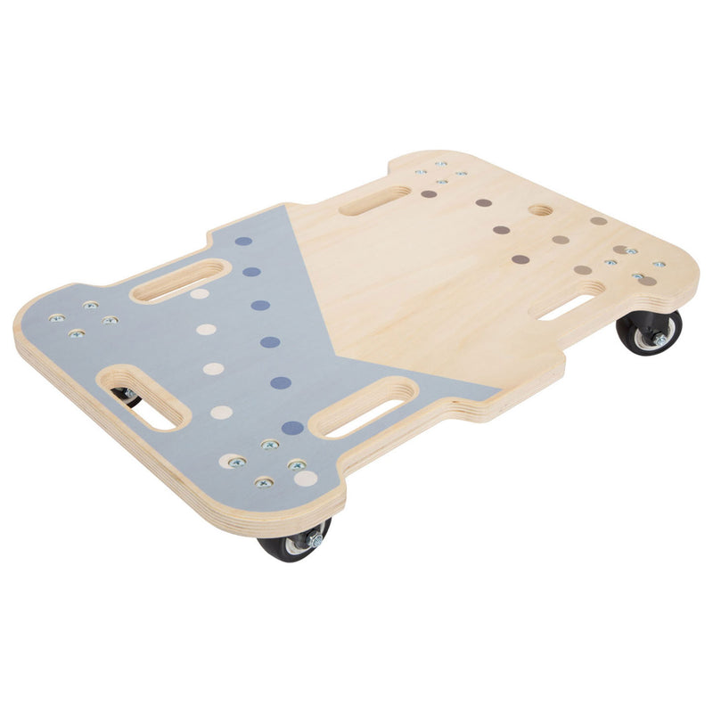 Load image into Gallery viewer, Small foot - houten rollerbord blauw