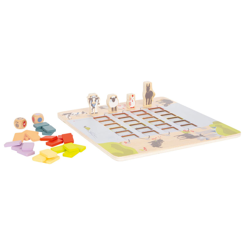 Afbeelding laden in galerijviewer, Small foot - houten spel brug oversteken dieren