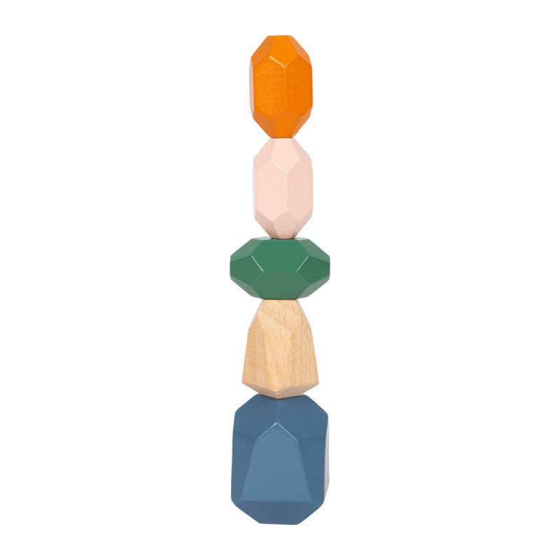 Load image into Gallery viewer, Small foot - houten balans blokken safari, 18dlg.