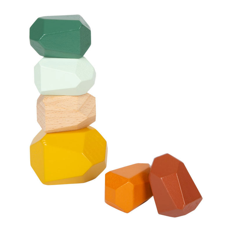 Load image into Gallery viewer, Small foot - houten balans blokken safari, 18dlg.