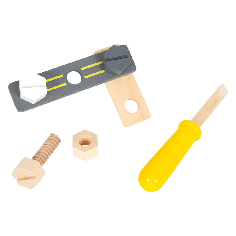 Afbeelding laden in galerijviewer, Small foot - gereedschapsriem met houten gereedschap miniwob