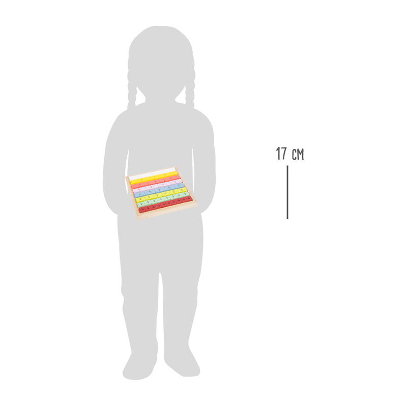 Load image into Gallery viewer, Small foot - houten blokjes met breuken