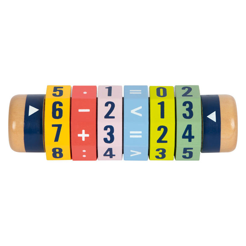 Load image into Gallery viewer, Small foot - draaibare rekenhulp hout 1x1