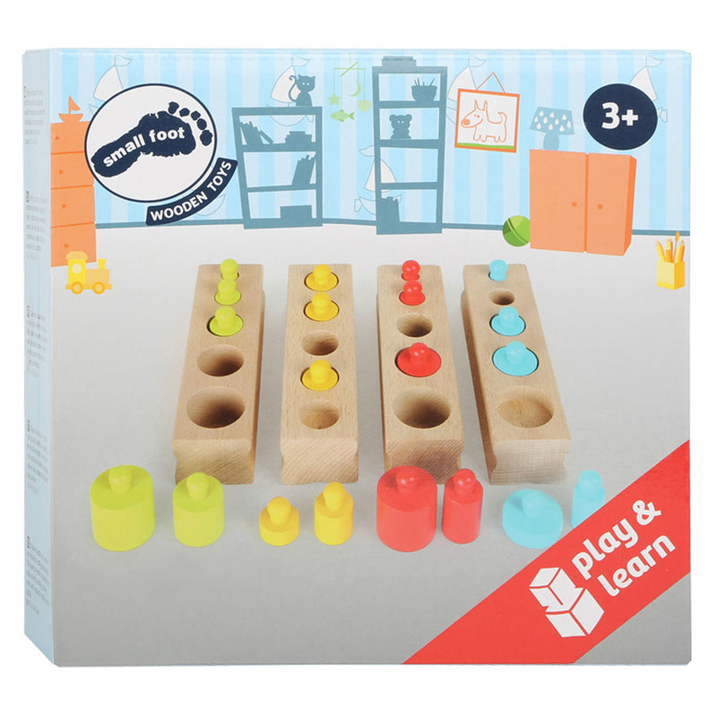 Load image into Gallery viewer, Small foot - houten puzzel grootte sorteren