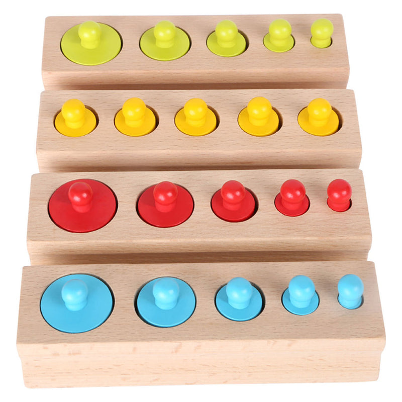 Load image into Gallery viewer, Small foot - houten puzzel grootte sorteren