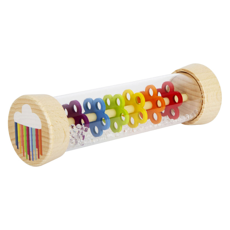 Load image into Gallery viewer, Small foot - houten regenmaker regenboog