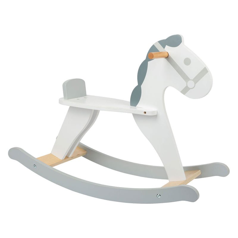 Load image into Gallery viewer, Small foot - houten schommelpaard skandi wit