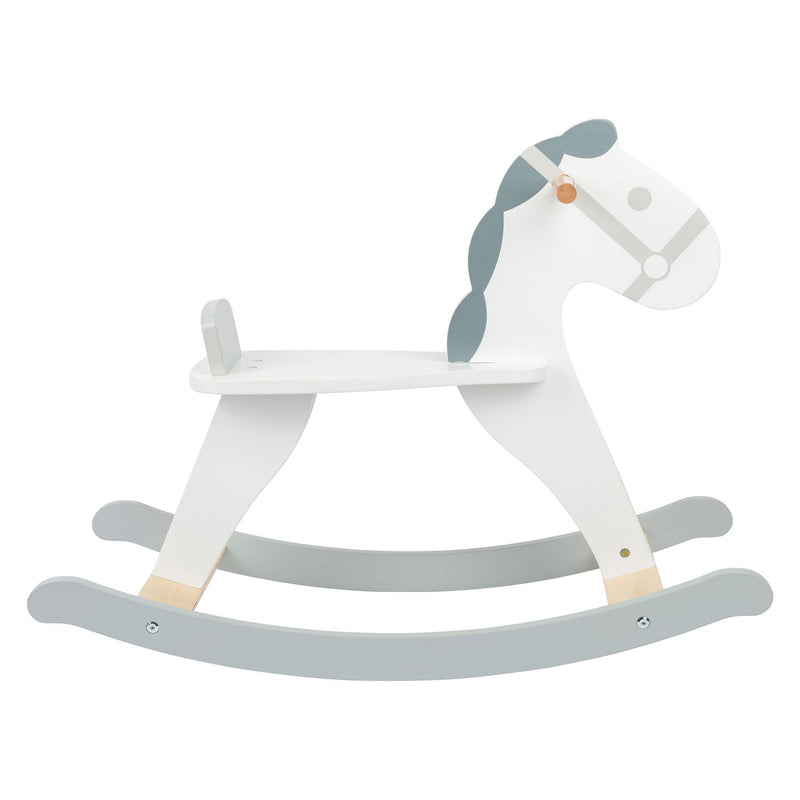 Load image into Gallery viewer, Small foot - houten schommelpaard skandi wit