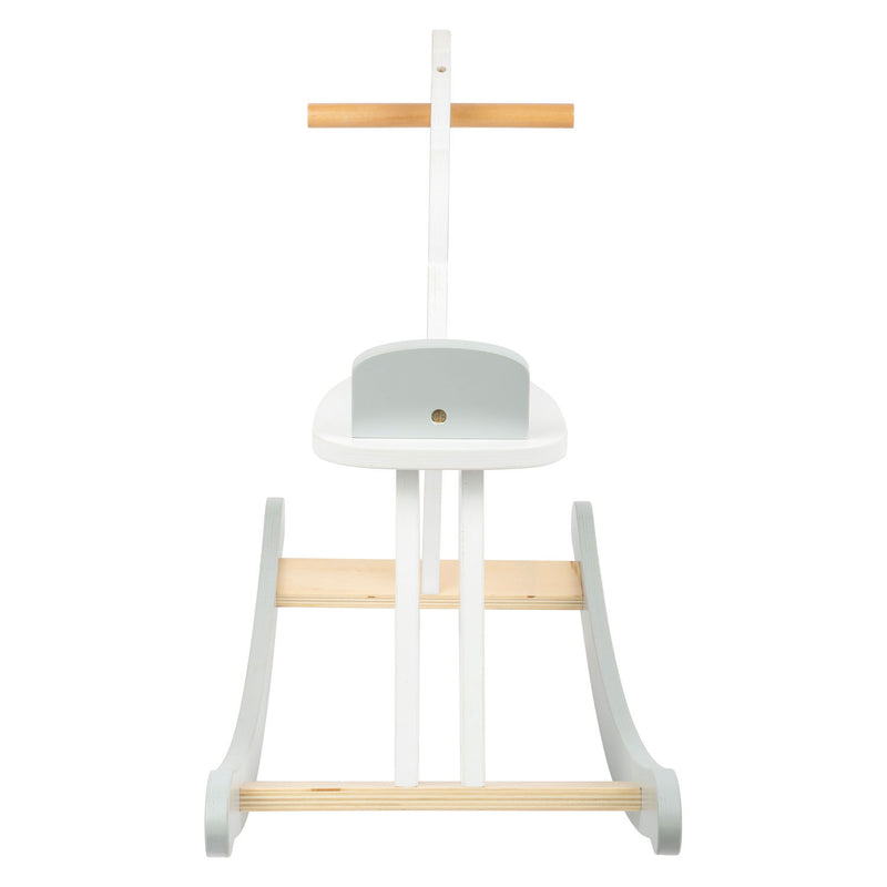 Load image into Gallery viewer, Small foot - houten schommelpaard skandi wit