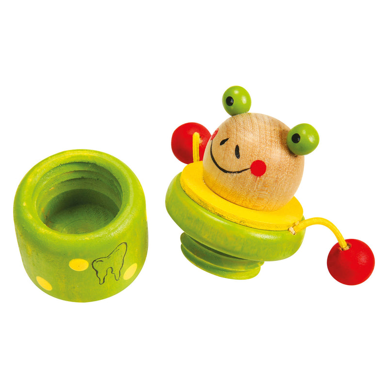 Load image into Gallery viewer, Small foot - houten melktandenpotje dier, 4st.