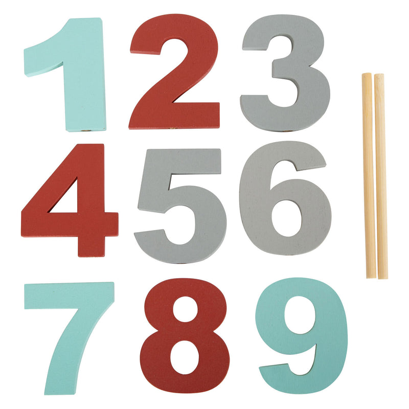 Load image into Gallery viewer, Small Foot Houten Verjaardagstrein Dieren met Cijfers