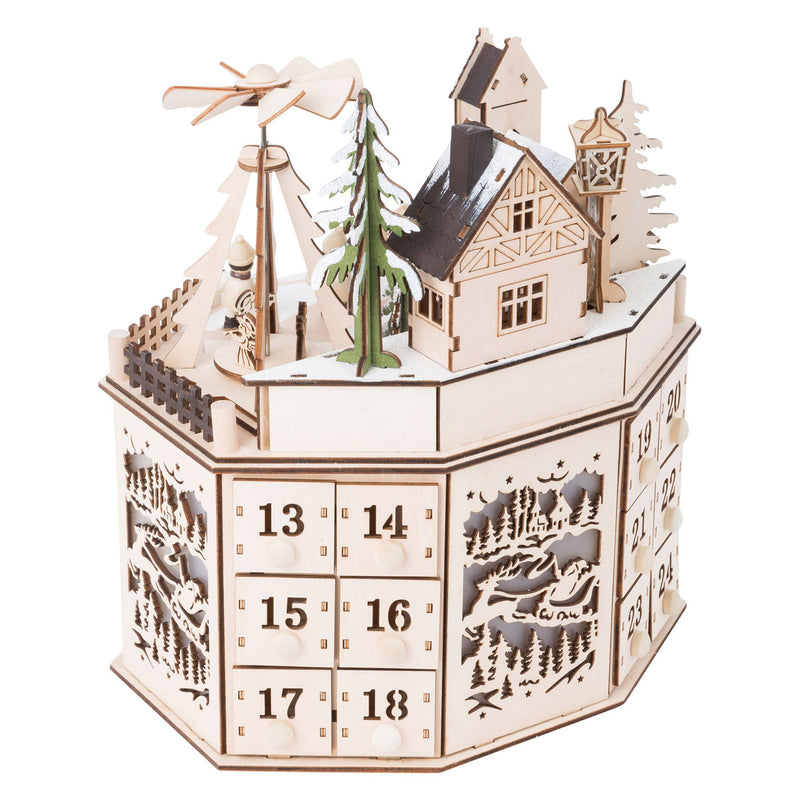 Load image into Gallery viewer, Small foot - houten adventskalender kerst landschap