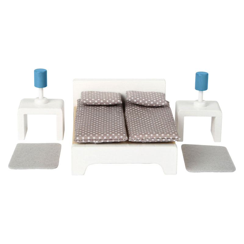 Load image into Gallery viewer, Small foot - houten poppenhuis meubeltjes complete set, 28dlg.