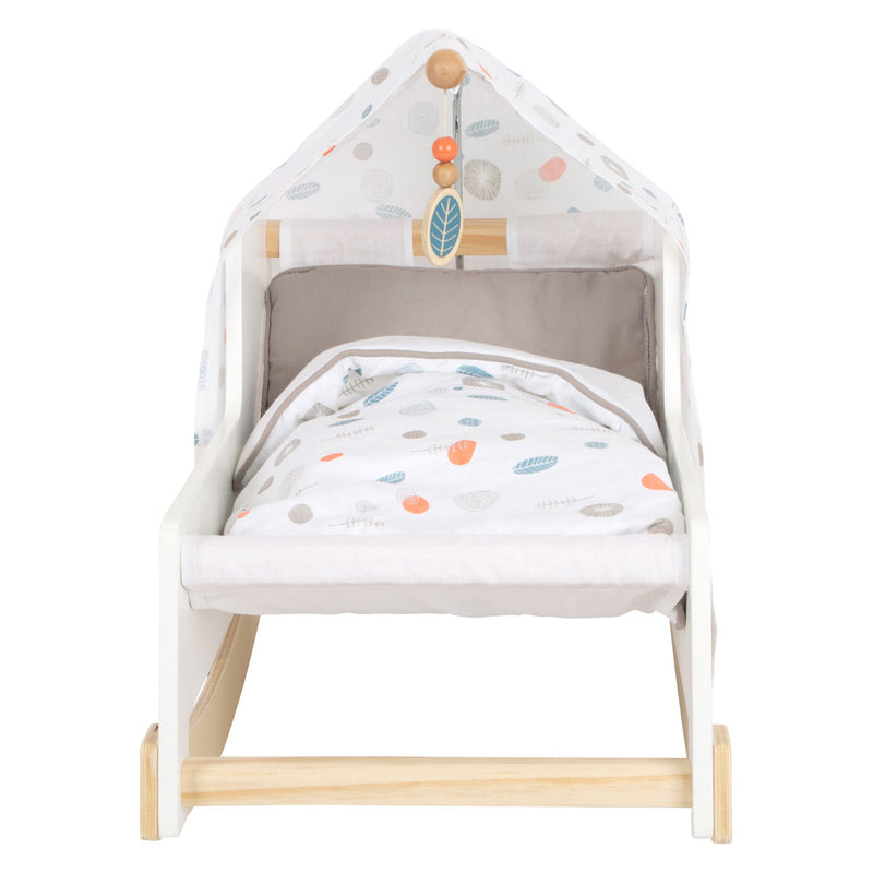 Load image into Gallery viewer, Small foot - houten schommel poppenbed little button