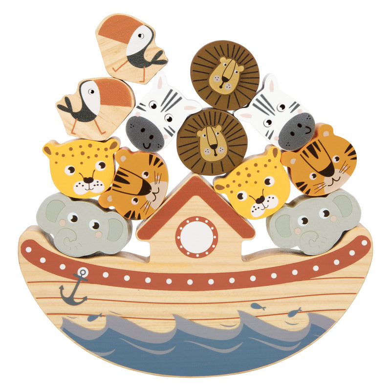 Load image into Gallery viewer, Small foot - houten balansspel safari