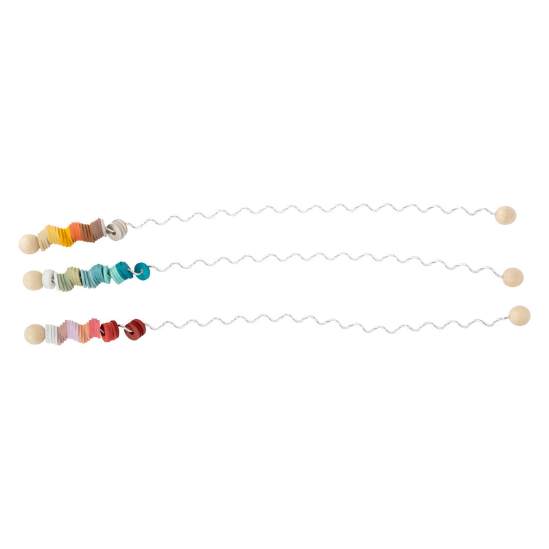 Load image into Gallery viewer, Small foot - houten spiraalbaan met gekleurde schijven