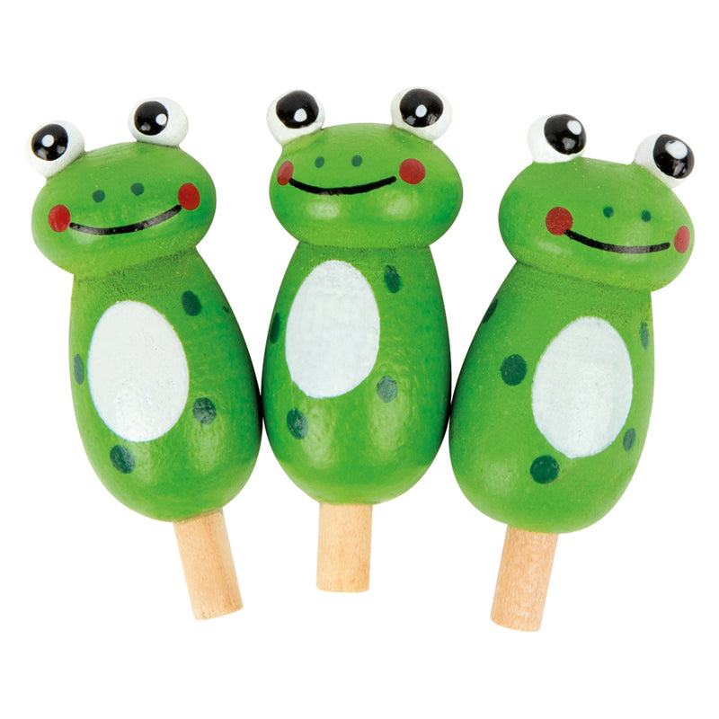 Load image into Gallery viewer, Small foot - houten spel solitaire kikker
