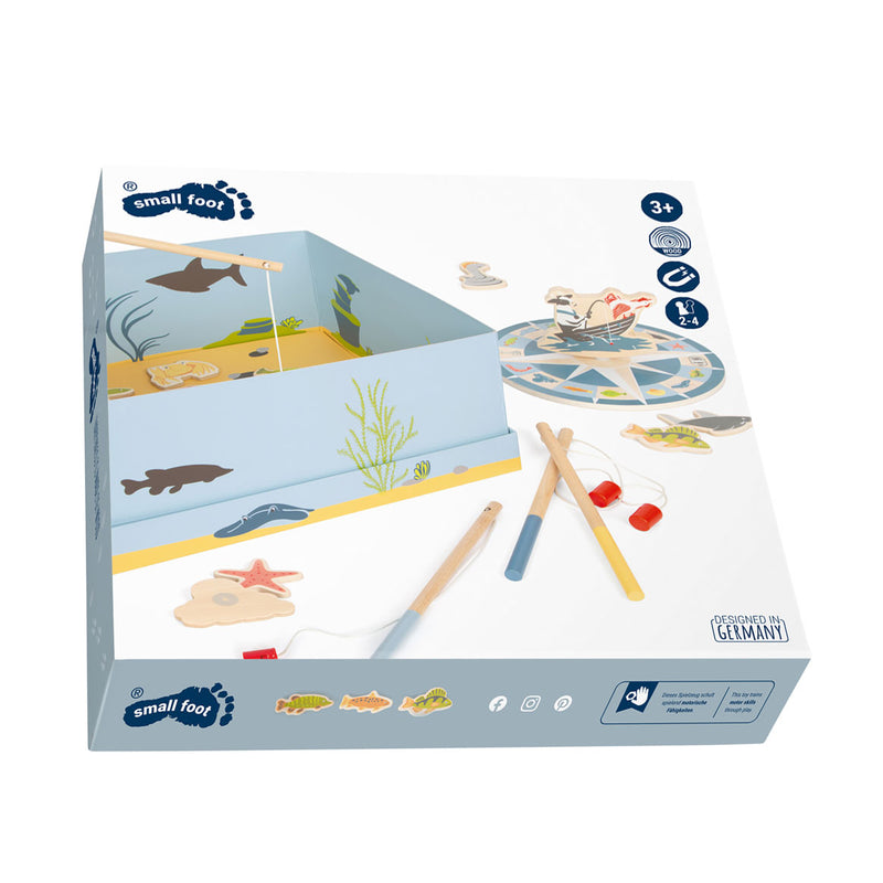 Load image into Gallery viewer, Small foot - houten vishengelspel - 4 spelers