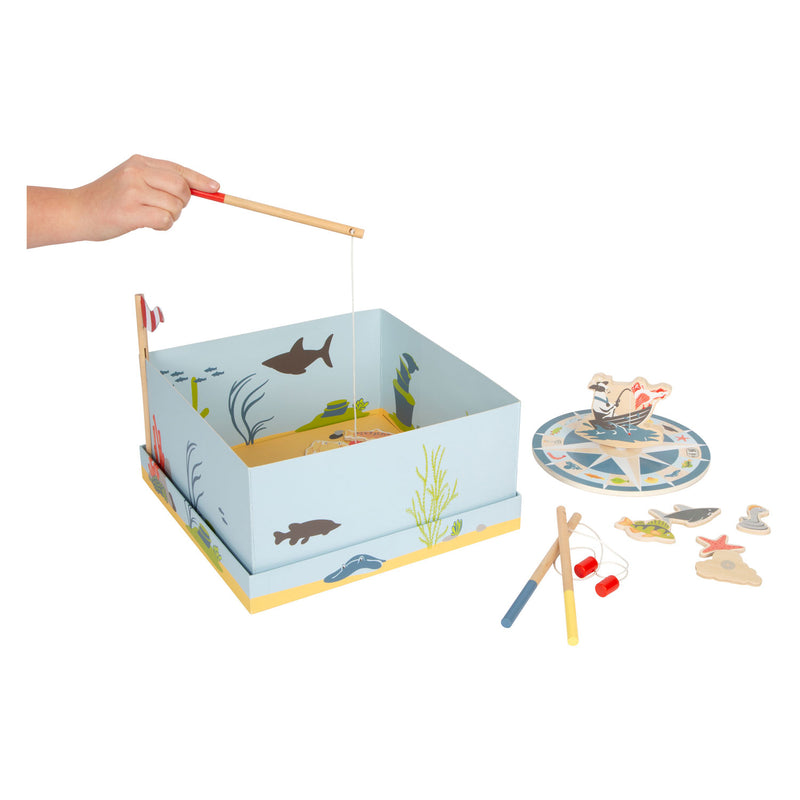Load image into Gallery viewer, Small foot - houten vishengelspel - 4 spelers