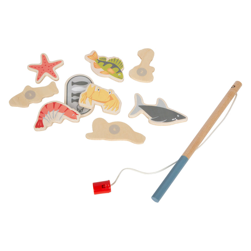 Load image into Gallery viewer, Small foot - houten vishengelspel - 4 spelers