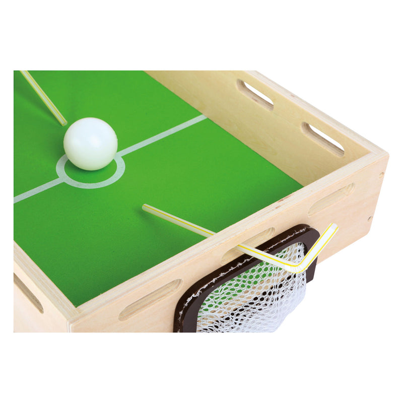 Load image into Gallery viewer, Small foot - houten blaas voetbalspel