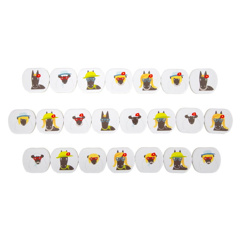 Load image into Gallery viewer, Small foot - houten bordspel raad eens wie