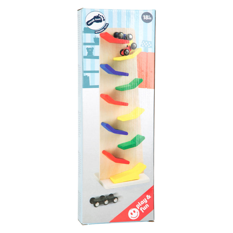 Load image into Gallery viewer, Small Foot Houten Zigzag Autobaan Toren, 4dlg.